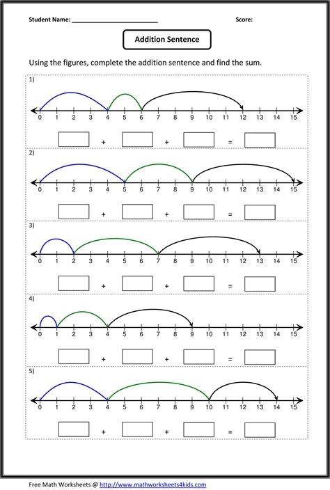 Number Line Worksheets | Line math, Math worksheets, Number line
