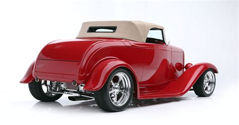 Looking The Part In A Red With Tan Combination This All Steel 32 Ford