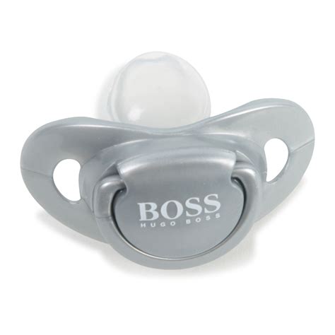 Kids Style Lounge Hugo Boss Baby Pacifier Grey High Fashion Online For