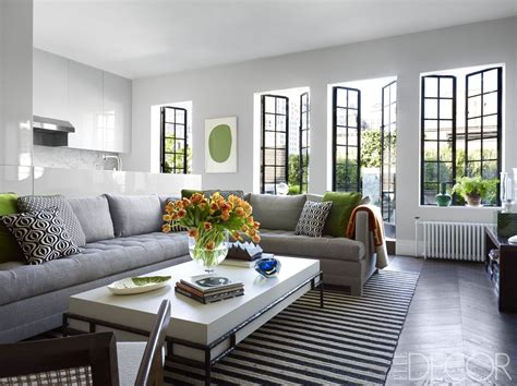 Casual Gray Living Room ELLEDecor Com Living Room Decor Gray Luxury