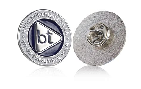Metal Pin Badges British Tags