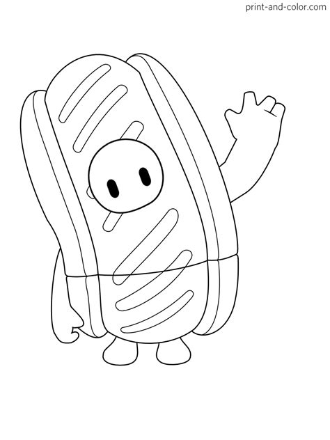 Fall Guys Coloring Pages Print And Color