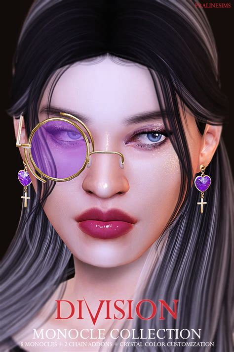 Cross Design Pralinesims Division Monocle Sims 4 Ccs And Mods