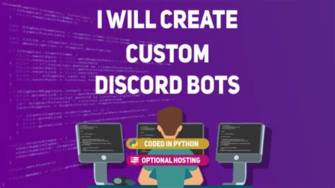 Create A Custom Discord Bot By Arronomg Fiverr