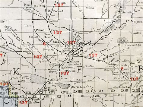 California State Railroad Map C 1917 Scrimshaw Gallery