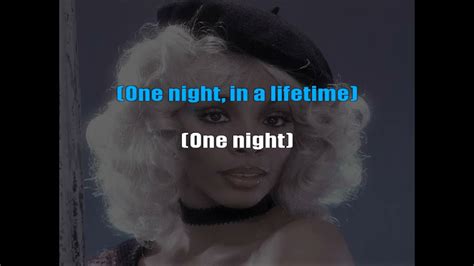 Donna Summer One Night In A Lifetime Karaoke Youtube