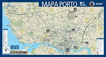 Large scale tourist map of Porto city | Porto | Portugal | Europe ...