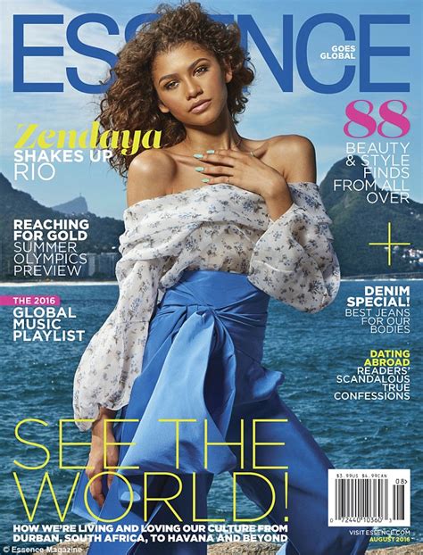 Zendaya Covers Essence Saying Shes A Veteran When Standing Up For