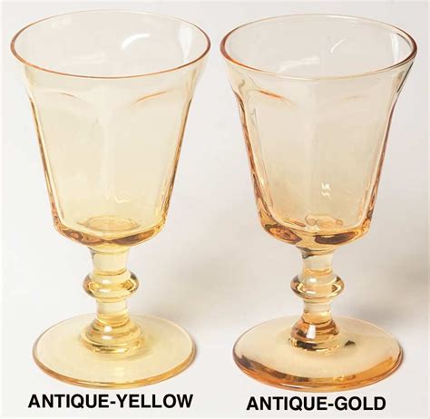 Antique Yellow Wine Glass By Lenox Online Pattern Yellow Pattern