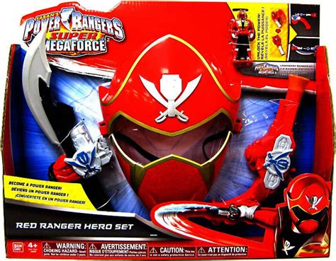 Power Rangers Super Megaforce Red Ranger Hero Set Roleplay Toy Bandai Toywiz