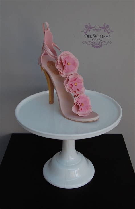 Very Pink Shoe Shoe Cakes Cake Shoe Cupcakes