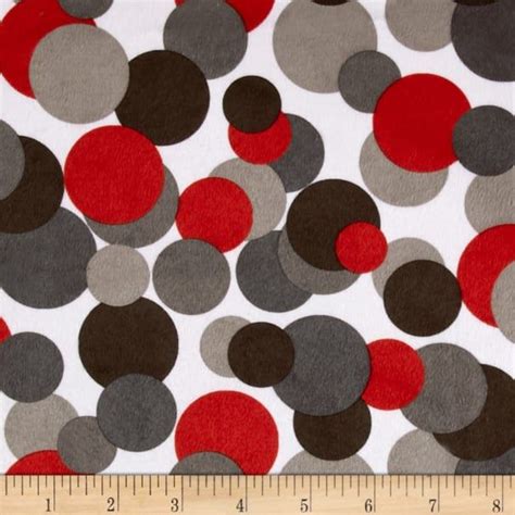 Greyblackred Minky Fabric Fabric Quilt Magazine