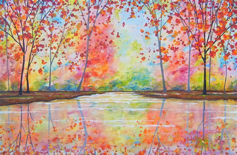 Reflections Painting By Peggy Davis Fine Art America