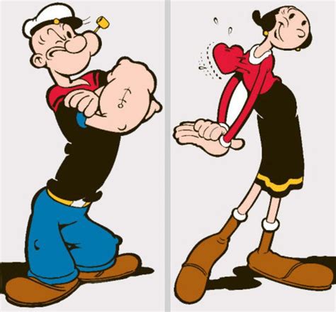Braccio Di Ferro E Olivia Popeye Cartoon Popeye The Sailor Man