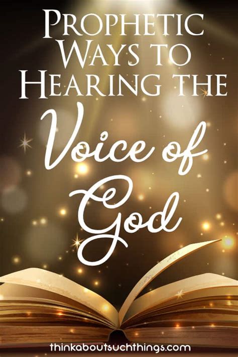 Hearing The Voice Of God 11 Ways God Speaks To Us Think About Such