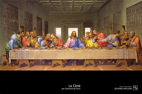 La joconde, ou portrait de mona lisa (monna veut dire madame en italien) est un portrait féminin peint par léonard de vinci (leonardo da vinci) entre 1503 et 1506. La Cène | Léonard de Vinci