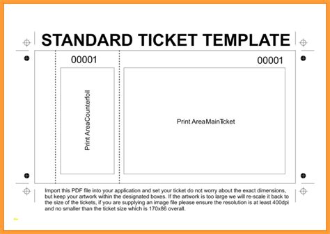 Fundraising Tickets Printables In Blank