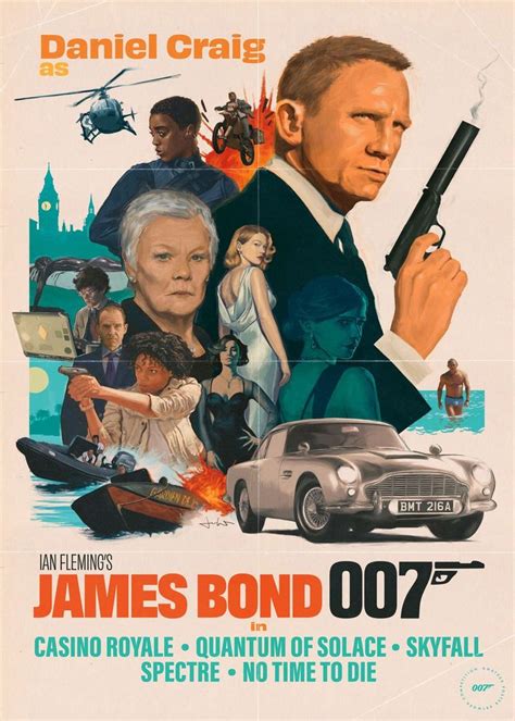 James Bond Fan Art Poster By Somma Design Displate James Bond