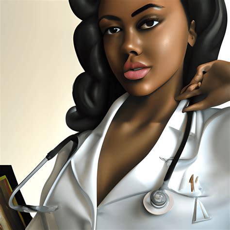 Black College Student Nurse · Creative Fabrica
