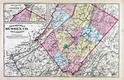 Historical Sussex County, New Jersey Maps | Sussex county ...