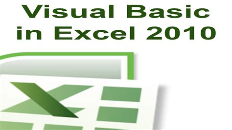 Excel 2010 Vba Tutorial 1 Creating A Macro With Visual Basic For