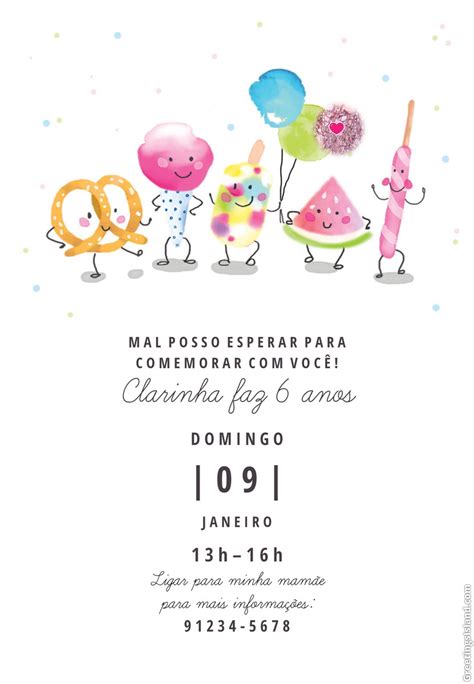 Crie seu próprio convite grátis online. Convite Virtual de Aniversário no Elo7 | BSF Convites (E769AF)