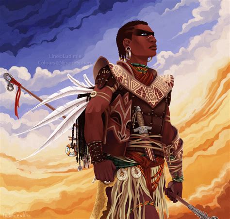 African Warrior By Ludinine On Deviantart