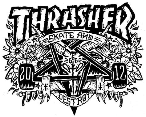 Thrasher Thrasher Skate Art Skateboard Art