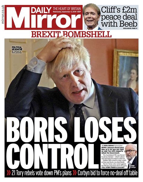 Johnson Loses Control How The Papers Covered The Historic Commons