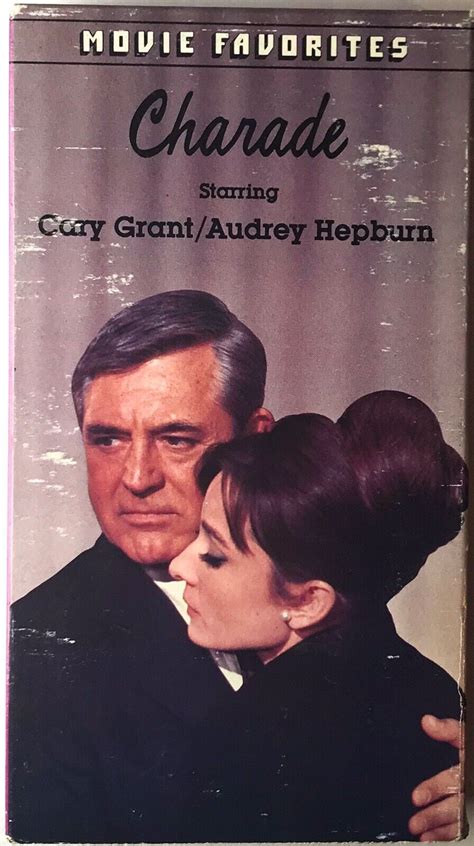 Charade On Vhs Starring Cary Grant And Audrey Hepburn EBay