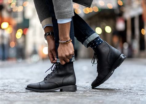 Captain Black Matte Thursday Boots Mens Fashion Shoes Boots