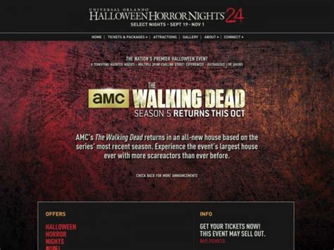 Hhn News Its Official Amcs The Walking Dead Returns To Hhn The