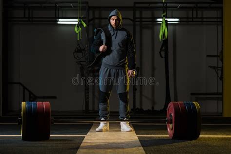 Powerlifter Man Deadlift Competition Stock Photo Image Of Male