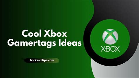 Cool Xbox Gamertags Ideas Cool And Creative Gamertags 2023 — Trucos Y
