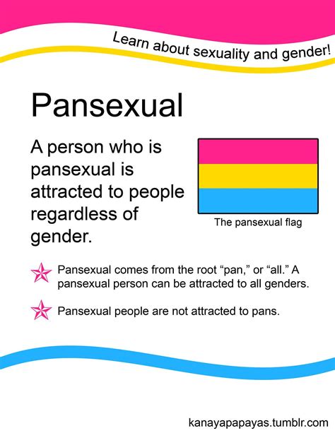 Pansexual A Person Who Is Pansexual Is Attracted To People Regardless