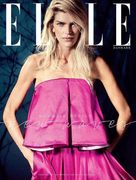 May Andersen Elle Magazine December 2014 Cover Photo Denmark