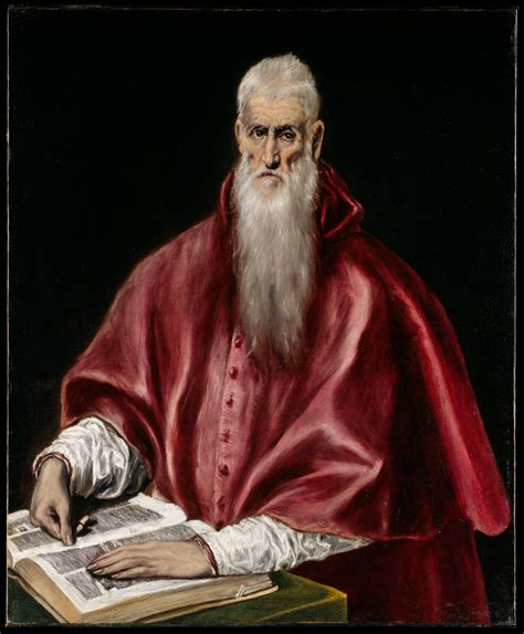 El Greco (Domenikos Theotokopoulos) | Saint Jerome as Scholar | The