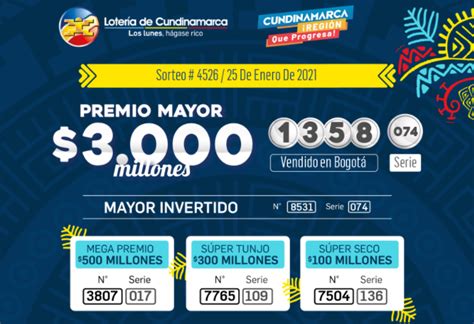 Desde que aparecieron, la lotería de cundinamarca se logró volver totalmente popular y sumamente jugada en todo el país. Lotería de Cundinamarca tiene nuevo ganador del premio ...