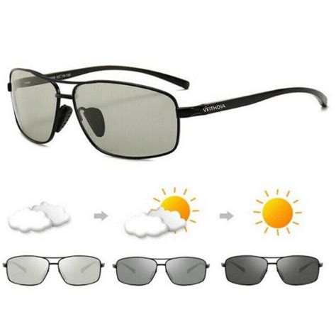 aluminium magnesium polarized photochromic sunglasses uv400 mens driving glasses ebay