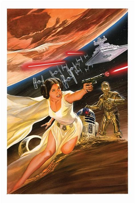 Princess Leia By Alex Ross Star Wars Images Star Wars Poster Star