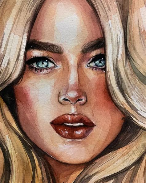 Watercolor Painting By Humid Peach Watercolor Artwoonz Pintura