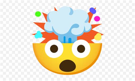 Exploding Head Emoji Exploding Head Emojiexplosion Emoji Free