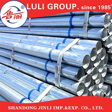 Bs1387 Astm A53 Hot Dipped Galvanized Steel Pipe With Threaded End And