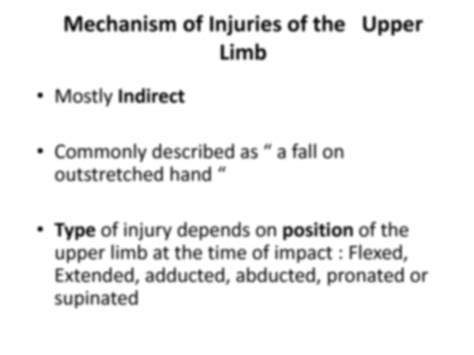 Solution Upper Extremity Injuries Studypool