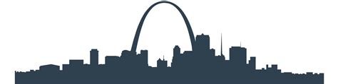 St. Louis Skyline | St louis skyline, Skyline drawing ...
