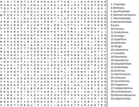 Sistemas Crucigrama Y Sopa De Letras