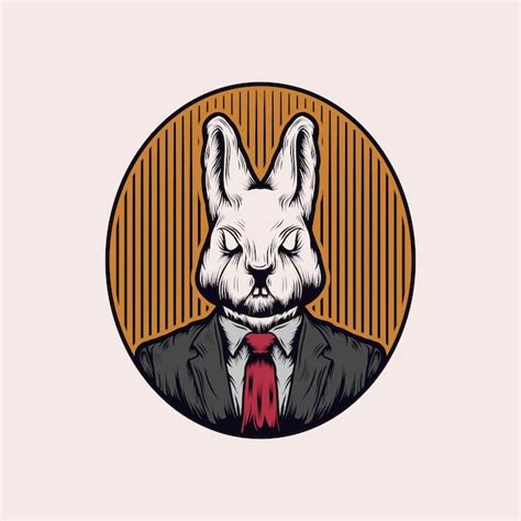 Premium Vector Boss Rabbit Vector