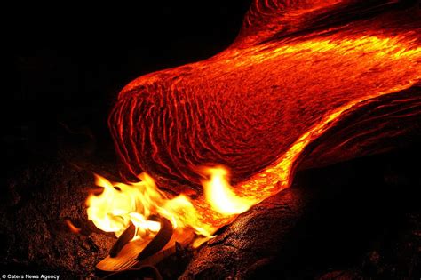 Alizul When Lava Meets Water Terrifying But Beautiful Images From