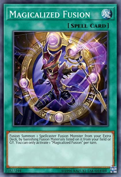 Magicalized Fusion Yugioh Cards Dark Magician Cards Yugioh