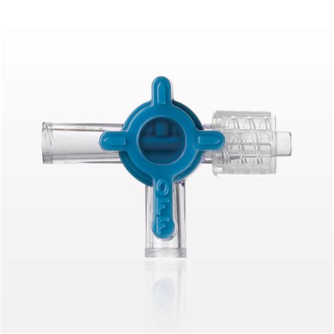 2 way stopcock 2 female luer locks swivel male luer lock 90 degree turn handle 99752 qosina